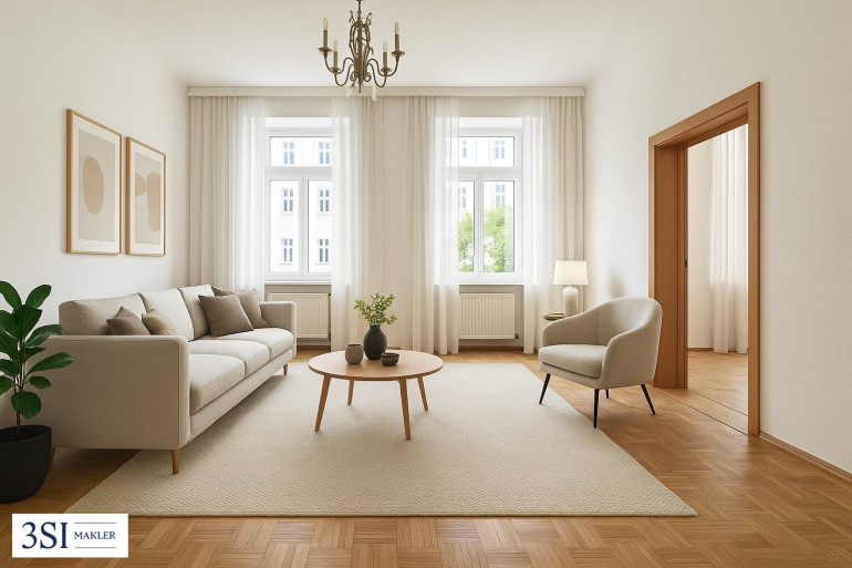 Wohnung - 1120, Wien - Ideal geschnittene 2-Zimmer-Altbauwohnung in guter Lage des 12. Bezirks - Raum für Ihre Kreativität