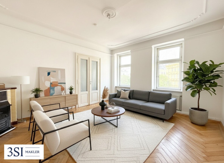 Wohnung - 1030, Wien - Wunderschöner Altbau mit großzügigen Räumen im Herzen des 3. Bezirks
