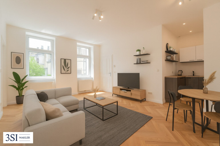 Wohnung - 1100, Wien - Erstbezug in Hofruhelage – Pärchentraum am Laubeplatz