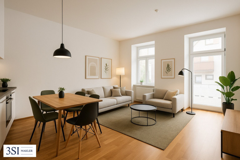 Wohnung - 1030, Wien - Kleine 2-Zimmer-Oase mit eigenem Garten und direkter U-Bahn-Anbindung in Top-Lage des 3. Bezirks