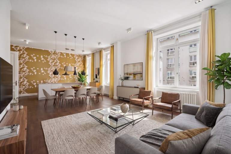 Wohnung - 1030, Wien - Wohnen beim Belvedere: Altbau-Charme trifft modernen Familienluxus