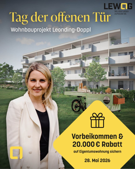 Wohnung - 4060, Leonding - Tag der offenen Tür – Doppl. Waldstraße | Kaufpreisvorteil von 20.000 €*
