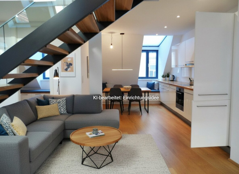 Wohnung - 1060, Wien - Gumpendorfer Straße: 5-Zimmer-Maisonette mit Terrasse