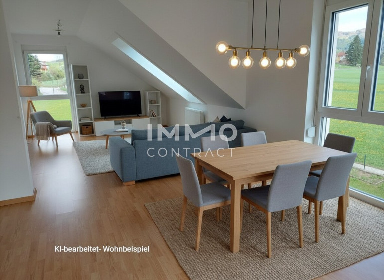 Wohnung - 3242, Texing - Helle 3-Zi. Dachgeschosswohnung mit Terrasse & 2 Stellplätzen in 3242 Texing - förderbar