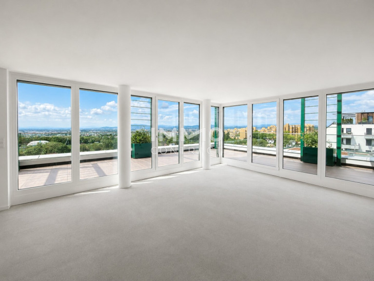 Wohnung - 1100, Wien - Sonnenpenthouse mit 90m2 Terrasse und Ausblick: Provisionsfrei - Wohnung + Büro mit luxuriöser Ausstattung