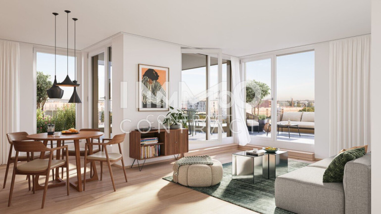 Wohnung - 1230, Wien - Sonniger Dachgeschoß-Erstbezug mit 35 m² Terrasse (keine Provision)