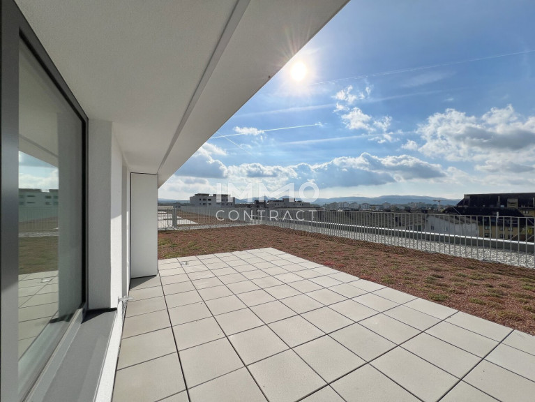 Wohnung - 3500, Krems an der Donau - KREMSER WOHNKONZEPT TOP76/6.OG/ 4ZI-PENTHOUSE, Ostbalkon, Panorama-Westterrasse 27qm € 533.306,92 zzgl. 2TG € 35.161,74 > Gesamtkaufpreis € 568.468,66 - klimaaktiv!