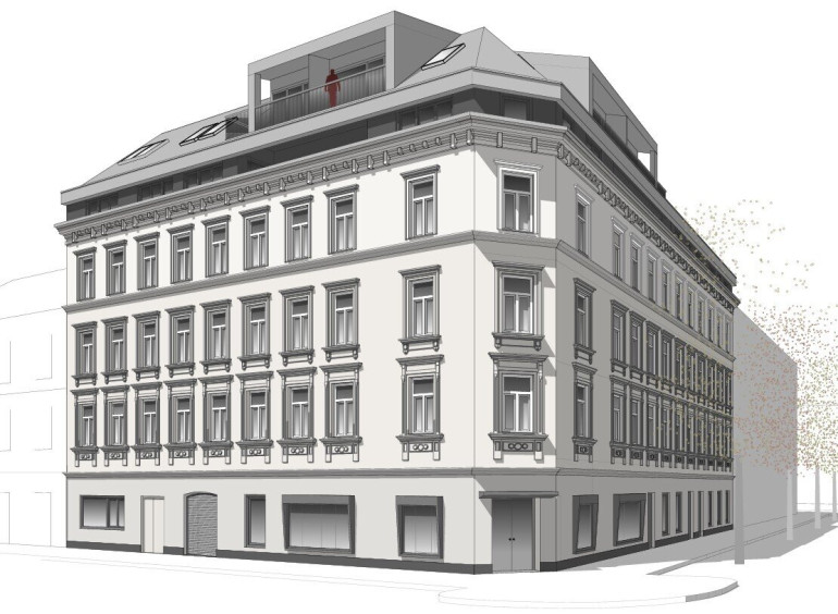 Büro / Praxis - 1150, Wien - Eck-Geschäftslokal – ideal für Büro, Praxis oder Gastro-Light. !! Flexible Eigenplanung möglich !! keine Ablöse!