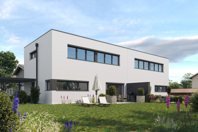 Haus - 4600, Schleißheim - Neues Zuhause in Schleißheim: Doppelhaushälfte mit großzügigen Garten in absoluter Ruhelage! Top 7