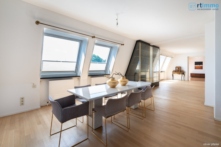 Wohnung - 1190, Wien - 360 GRAD RUNDUMBLICK ÜBER DÖBLING von Ihrer 152qm Dachterrasse und eine geräumige 4 Zimmer -Dachgeschosswohnung wartet auf Sie