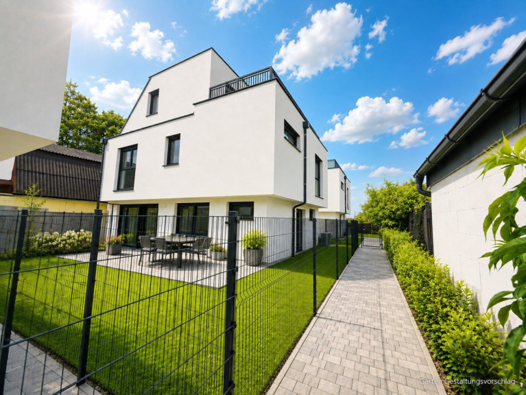 Haus - 1220, Wien,Donaustadt - NEUBAU / ERSTBEZUG - Haus mit Garten, Dachterrasse und Parkplatz - 1220 Wien Essling