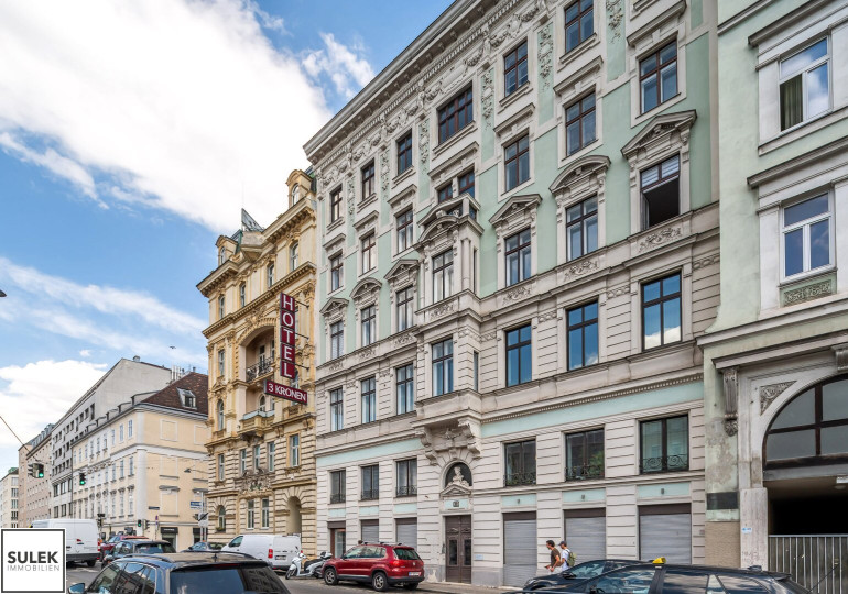 Wohnung - 1040, Wien - Rechte Wienzeile 19: baubewilligter Rohdachboden - exklusives Entwicklungsprojekt für zwei Dachgeschoss Wohnungen mit Freiflächen -  Naschmarkt / 1040 Wien