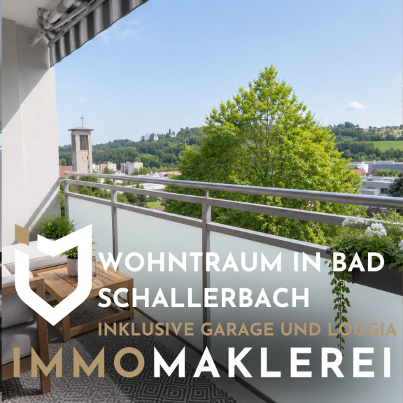 Wohnung - 4701, Bad Schallerbach - WOHNTRAUM IN BAD SCHALLERBACH 
INKLUSIVE GARAGE UND LOGGIA
