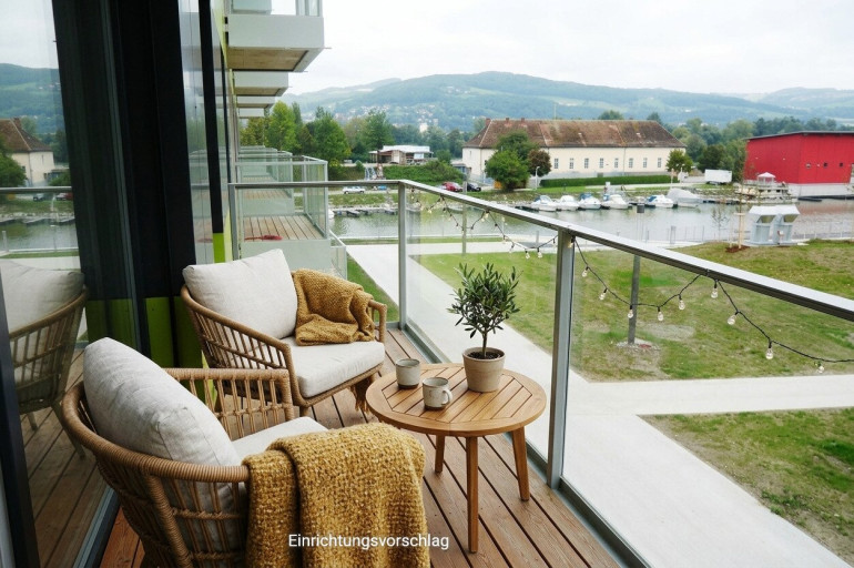 Wohnung - 4020, Linz - Wohnen am Winterhafen - moderne 2 Zimmerwohnung mit Balkon im 1.OG