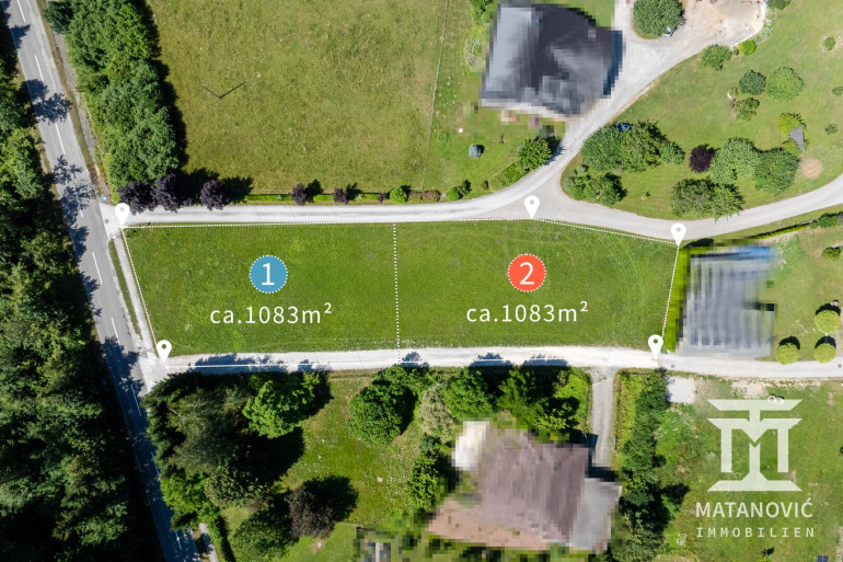 Grundstück - 9072, Wellersdorf - Mehr Raum für Ihren Wohntraum – ca. 1.083 m² Baugrundstück in Wellersdorf