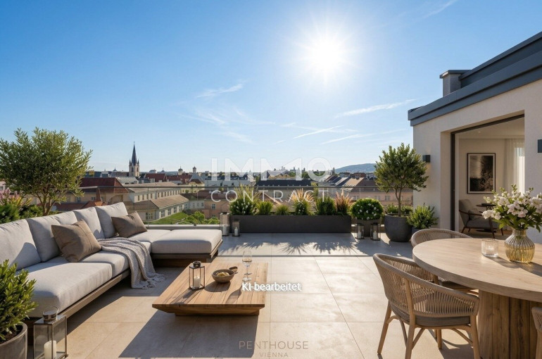 Wohnung - 1120, Wien - Luxuriöse Dachgeschosswohnung nahe Schloss Schönbrunn – Erstbezug mit einzigartiger Dachterrasse!
