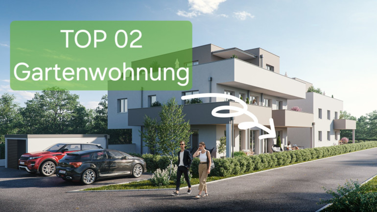 Wohnung - 4870, Vöcklamarkt - Eigenheim macht glücklich! Moderne Erdgeschosswohnung mit 2 Tiefgaragenplätzen!