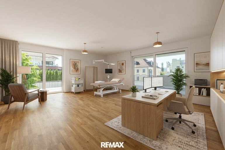 Büro / Praxis - 9201, Krumpendorf - Moderne Praxisfläche nahe dem Wörthersee: Erstbezug, barrierefrei & mit XL-Terrasse