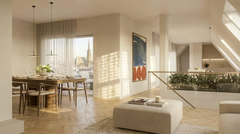 Wohnung - 1030, Wien - ANDEA – Parkside Residences | Luxuriöse Maisonette mit rund 235 m² und großer Dachterrasse