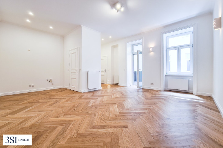 Wohnung - 1040, Wien - Energetisch revitalisierter Altbau: Hochwertige 4-Zimmer-Wohnung mit Balkon in zentraler Lage