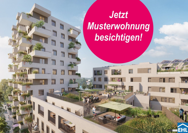 Wohnung - 1220, Wien - Erstbezug | 3 Zimmer | Wohnen zwischen Stadt und Wasser