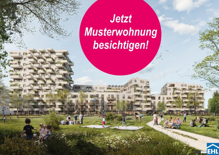 Wohnung - 1220, Wien - Wohnen nahe der Alten Donau | Moderner 1-Zimmer-Erstbezug