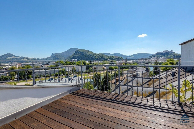 Wohnung - 5020, Salzburg - Urbaner Altstadt-Wohntraum mit 360° Panorama-Blick