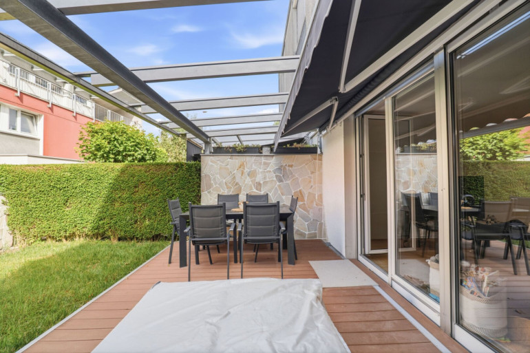 Wohnung - 6971, Hard - Moderne 3-Zimmer Maisonette Wohnung mit Garten, Terrasse & Tiefgarage in Hard Seenähe