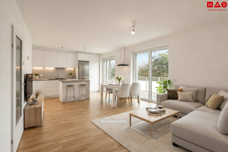 Wohnung - 4020, Linz - Ruhelage am Bindermichl: Perfekt aufgeteilte 3-Zimmer Wohnung mit 26 m² großem Balkon
