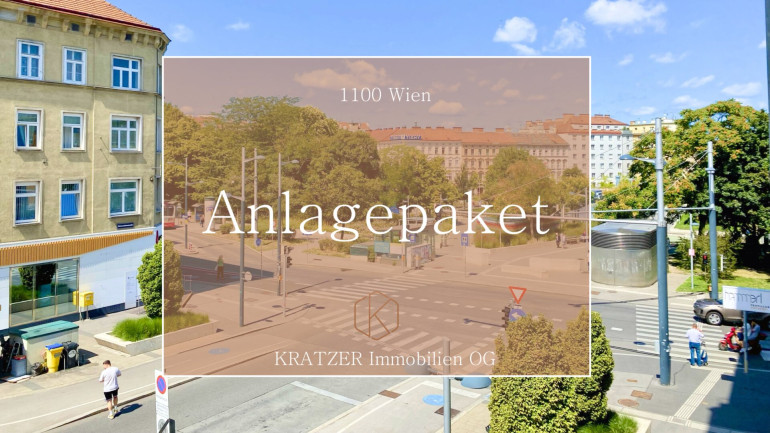 Wohnung - 1100, Wien,Favoriten - Anlagepaket mit 3,64% Bruttorendite | 3 Wohnungen mit je 67 m² befristet vermietet
