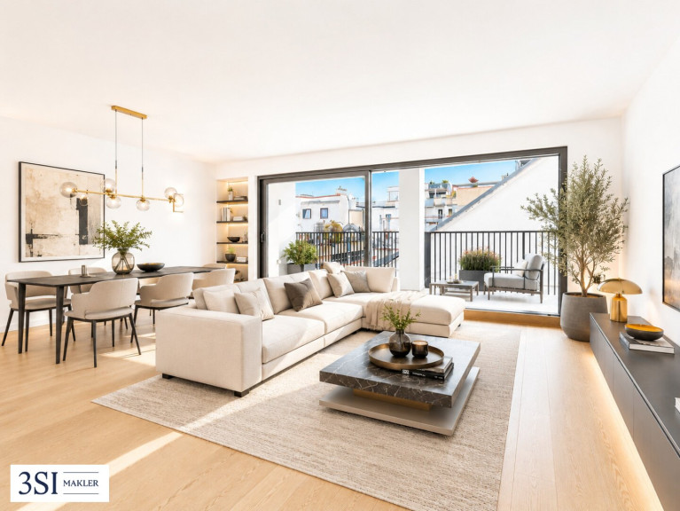 Wohnung - 1090, Wien - Historischer Charme, moderne Eleganz: Luxus Dachgeschosswohnung auf einer Ebene mit zusätzlicher Sonnenterrasse!