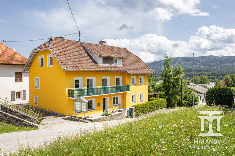 Haus - 9535, Schiefling am Wörthersee - Wohnhaus mit Charakter – außergewöhnlich viel Raum, Einliegerwohnung und großem Sonnengrundstück in Schiefling am Wörthersee