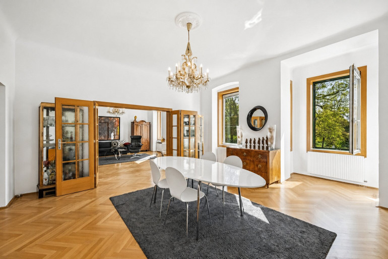 Wohnung - 1030, Wien - Ausblick in den Botanischen Schlossgarten: Altbau-Traum mit Wintergarten und Balkon