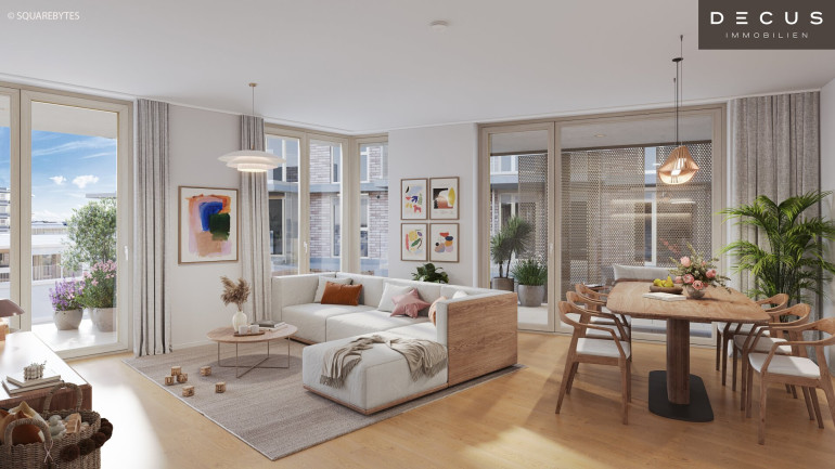Wohnung - 1030, Wien - | DREI ZIMMER | EIGENNUTZER | URBAN DAHEIM | VILLAGE IM DRITTEN | BAUFELD 13 | FERTIGSTELLUNG 2027