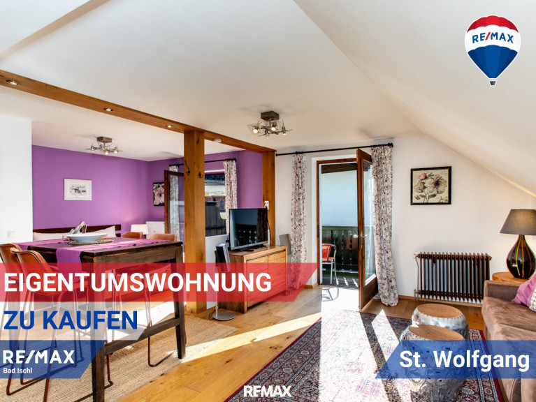 Wohnung - 5360, St. Wolfgang im Salzkammergut - Vollmöblierte Garconnière mit Balkon in St. Wolfgang im Salzkammergut – perfekt als Zweitwohnsitz oder zur touristischen Vermietung
