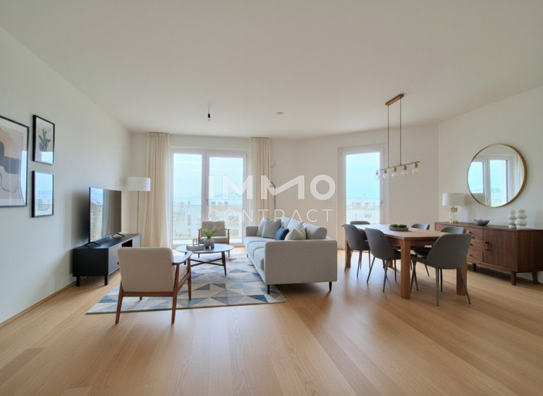 Wohnung - 1210, Wien - Erstbezug im Hirschfeld: Stilvolle 3-Zimmer-Wohnung mit XXL-Balkon und Geothermie-Komfort