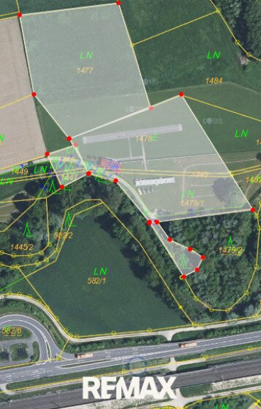 Land und Forstwirtschaft - 4470, Enns - Überwiegend landwirtschaftlicher Grund mit Teilflächen in unterschiedlicher Widmung in der Ennser Kronau