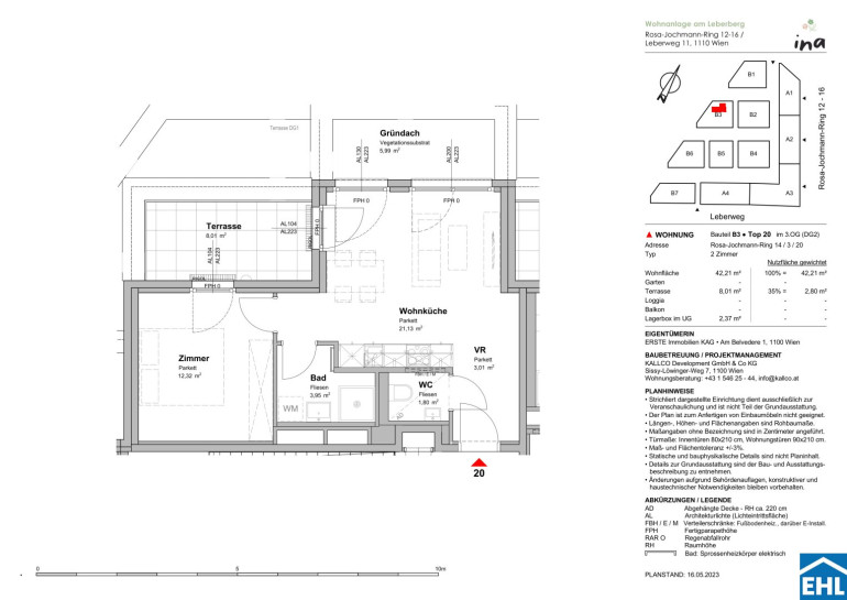 Wohnung - 1110, Wien - Tolle 2-Zimmerwohnung mit Terrasse