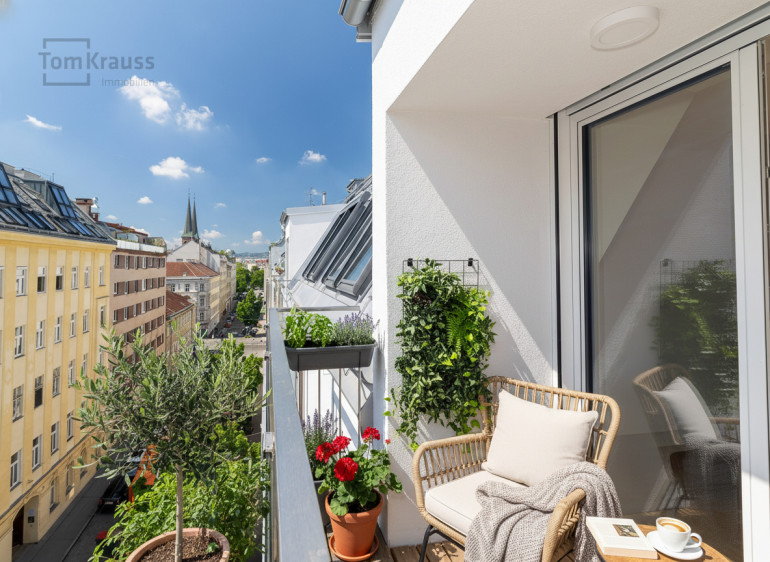 Wohnung - 1200, Wien - LICHT, TERRASSE UND MODERNER KOMFORT – 3-ZIMMER-WOHNUNG IM 1. DACHGESCHOSS