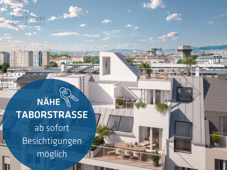 Wohnung - 1200, Wien, Brigittenau - NEU: DACHTERRASSENWOHNUNG: 4-ZIMMER ERSTBEZUG IN TOP LAGE