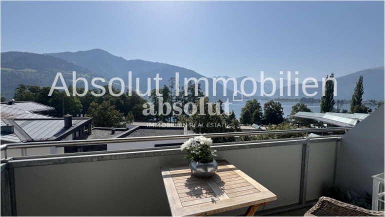 Wohnung - 5700, Zell am See - Gemütlich gestaltete Wohnung, ca. 60 m², im Zentrum v. Zell/See, mit Balkon, Parkplatz u. Seeblick!