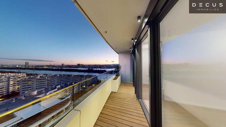 Wohnung - 1220, Wien - | DANUBEFLATS | SMART-LIVING IM 19. STOCK MIT BALKON & 5-STAR-SERVICE | ANLEGERPREIS