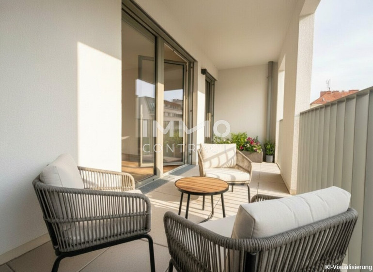 Wohnung - 1120, Wien - Top angebundene Anlegerwohnung im Erstbezug – 3 Zimmer mit Loggia