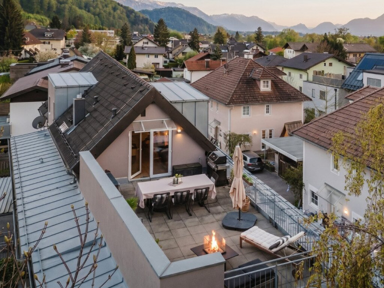 Wohnung - 5020, Salzburg - Zwischen Weite und Rückzug - Maisonette Penthouse mit 40 m² Dachterrasse in naturnaher Stadtlage
