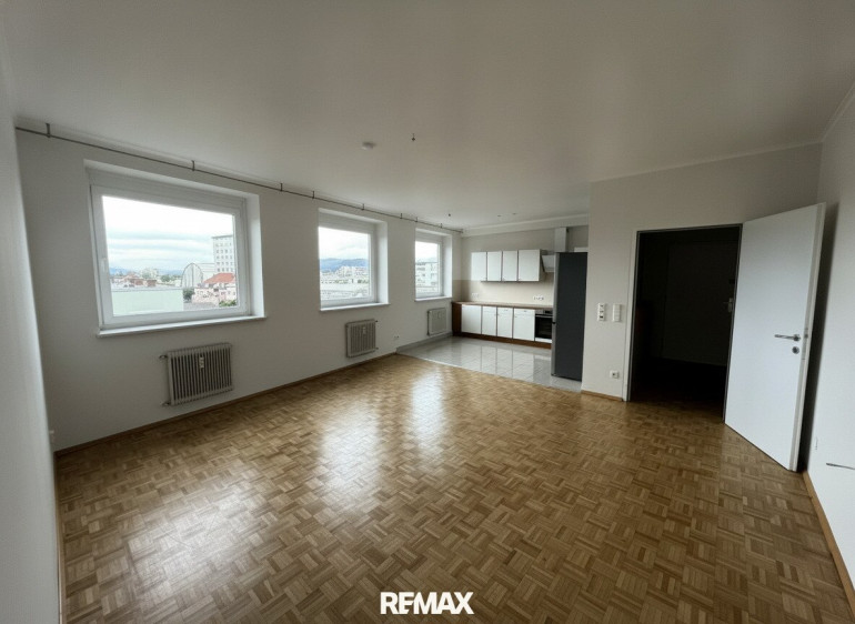 Wohnung - 9020, Klagenfurt am Wörthersee - Modernisierte 3-Zimmer-Mietwohnung mit Panoramablick bis zu den Karawanken