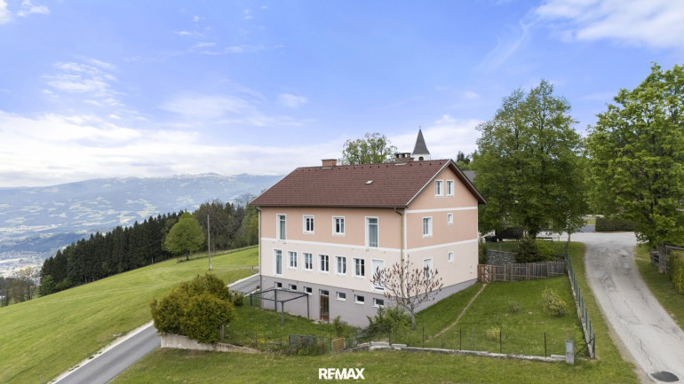 Haus - 9413, St. Gertraud - Panoramablick und Naturidylle: Großzügiges Wohnhaus mit 4 Einheiten in sonniger Aussichtslage in Kamp im Lavanttal