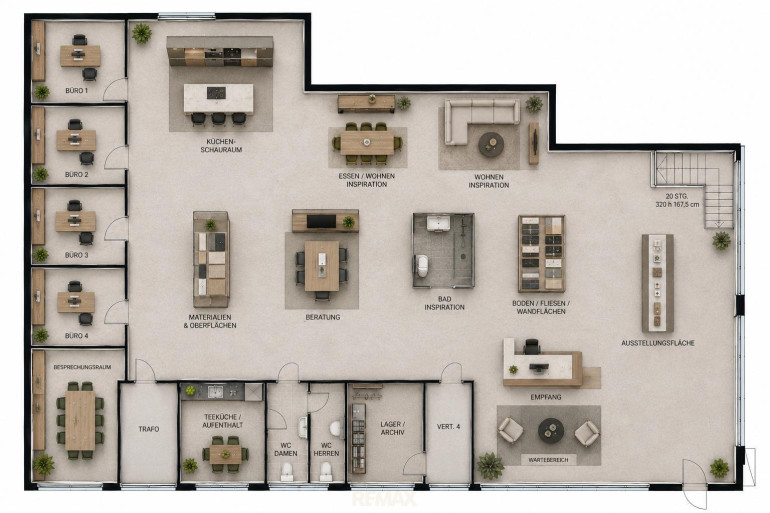 Halle / Lager / Produktion - 9020, Klagenfurt,11.Bez.:St. Ruprecht - Gewerbeimmobilie in Klagenfurt – 638 m² für Praxis, Büro, Schulung, Showroom und mehr
