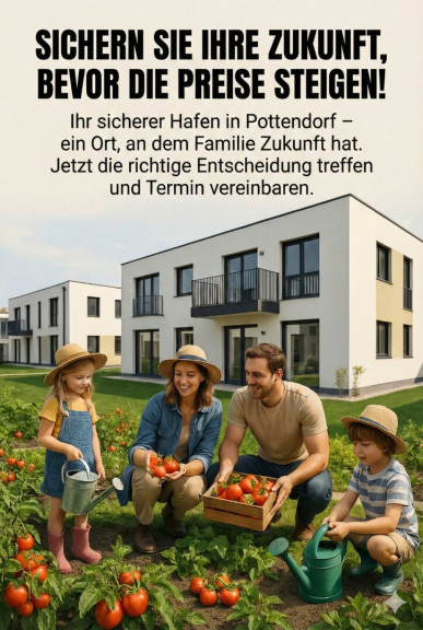 Haus - 2486, Pottendorf - GLÜCKLICHE Zukunft  - SICHERE Zukunft