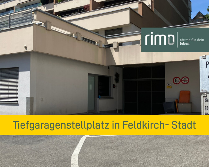 Immobilie - 6800, Feldkirch - Tiefgaragenstellplätze in zentraler Lage von Feldkirch