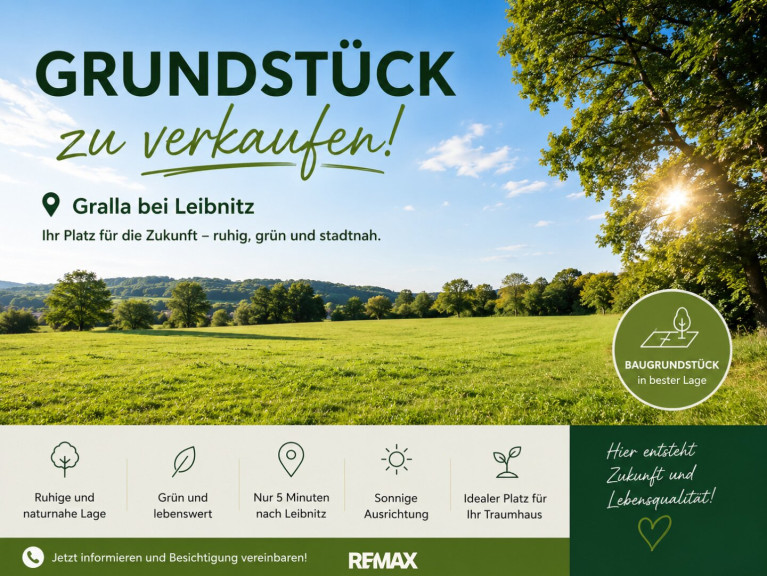 Grundstück - 8431, Gralla - Traumhaftes Baugrundstück 714,9 m² in 8431 Gralla – Eigenheim verwirklichen!